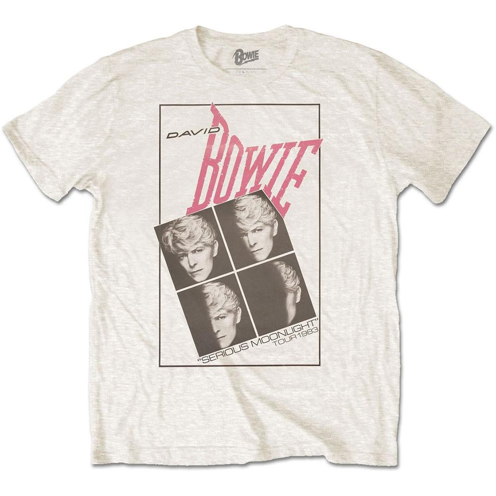 Men s David Bowie Serious Moonlight T-shirt Medium White 3XL