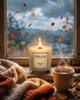 soy candle with a wooden wick + BAKED APPLE
