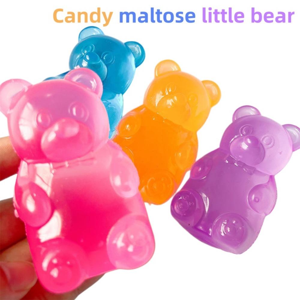 Super Soft Malt Candy Bear Stress Relief - Slow-Rebound Creative Stress-Relief Tool