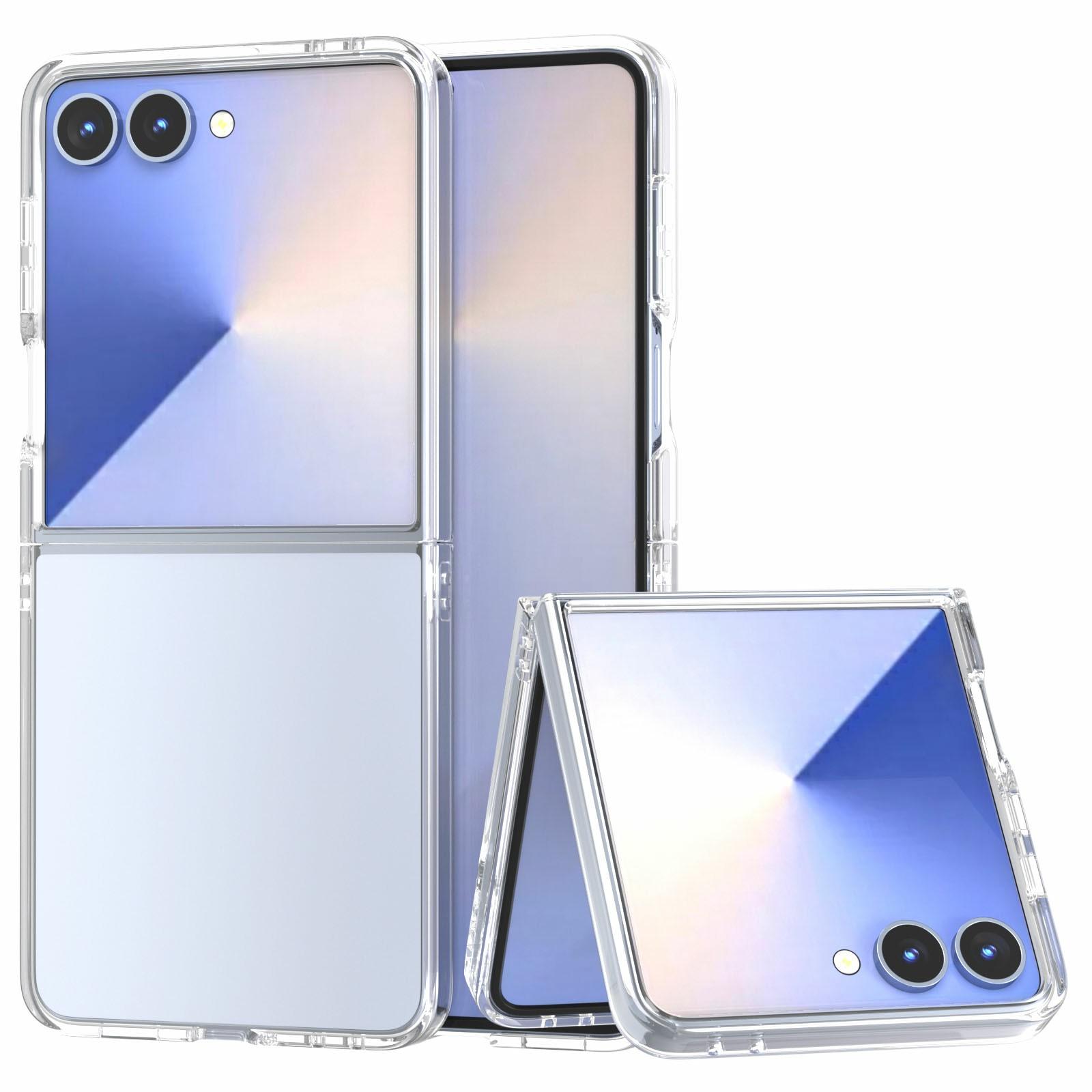 

For Samsung Galaxy Z Flip7 5G Fold Clear Case Anti-Drop Hard PC Phone Cover A