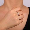 LIKGREAT Classic Hollow Love Heart Celtics Knot Rings Vintage Silver Color Wedding Party Gifts For Women Fashion Amulet Jewelry