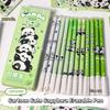 12Pcs Cartoon Capybara Panda Gel Pen Writing Smooth Quick-Drying Blue Erasable Pens Kawaii Student Stationery Office Supplies