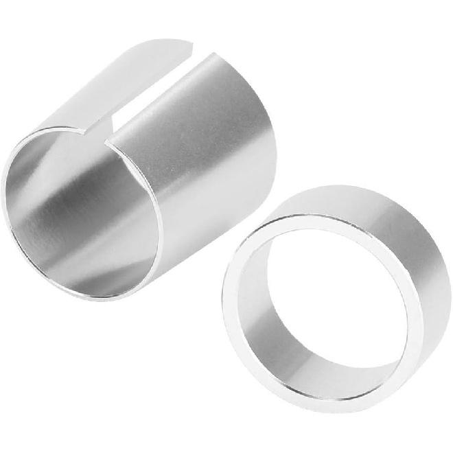 1in Gas Tapered Drive Clutch Shaft Adapter Connector Pulley Bore Reducer Sleeve Bushing Silver Aluminum Accessory