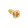 150PCS Gold Pickguard Screws Metal Pick Guard Mounting Screws  For Electric Guitar