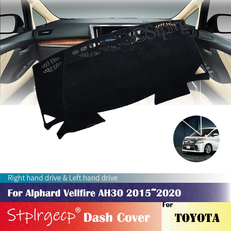 for Toyota Alphard Vellfire 30 AH30 2015~2020 Anti-Slip Mat Dashboard Cover Pad Sunshade Dashmat Car Accessories 2017 2019 2018