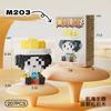 New ONE PIECE Sun God Nika Luffy Micro Action Block Chopper Ace Buggy 3D Anime Model Assembly Mini Bricks Figure Toys For Gift