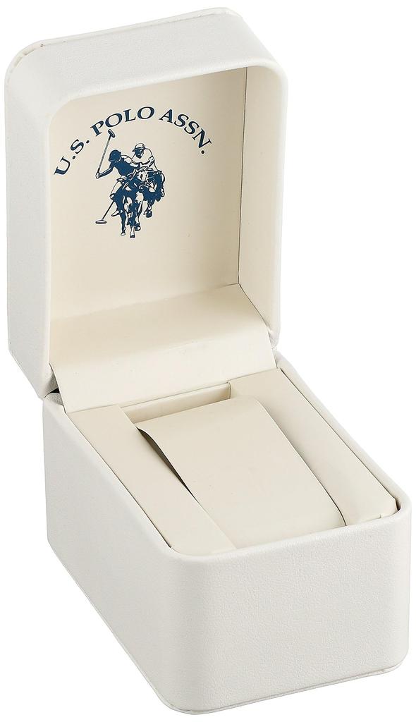 Montre Polo Quartz Décontractée avec Modèle en Alliage Métallique USC40118 U.S. Association. Mouvement pour les femmes, Bicolore,