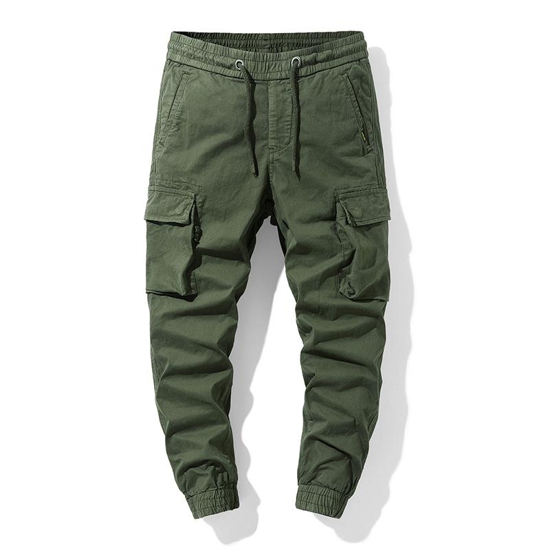 Herrenmode übergroße Camouflage-Cargohose, Outdoor-Armeehose, multifunktionale Kampfhose, dünne Dschungel-Kampfhose
