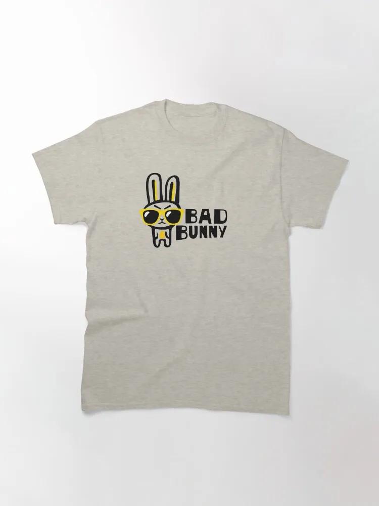 

Pop Singer Bad Bunny Tshirt 2026 Summer Unisexs Womens Luxury Fashion Cotton Oversized Tshirt Street Wear Y2K Unisexs Clothse S