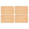 A La Maison de Provence, Hand and Body Solid Soap, Orange Bergamot, 4-pack, 100g (3.5oz) each