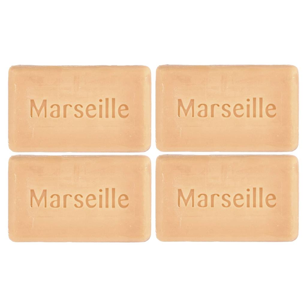 A La Maison de Provence Hand and Body Solid Soap, Orange Bergamot, 4-pack, 100g (3.5oz) Each