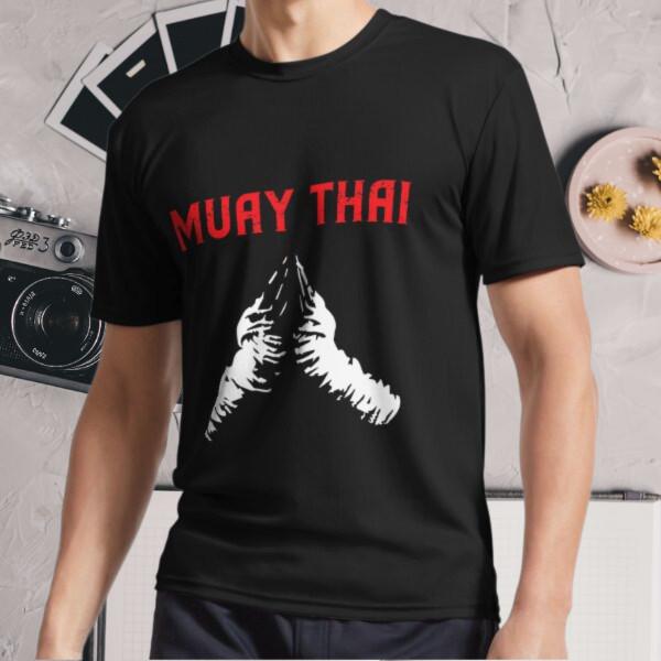 New Shirt Best Muay Thai Fighter Shirt Active Logo T-Shirt Funny L