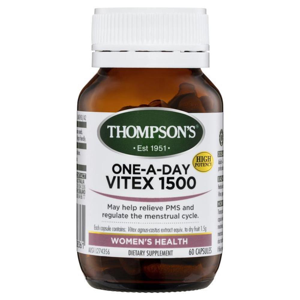 

Thompsons One a day Vitex 1500mg 60 Capsules