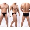 Men's Sexy Low-Rise Briefs Stylish Solid Color Comfort Underwear Breathable Body-Hugging Briefs