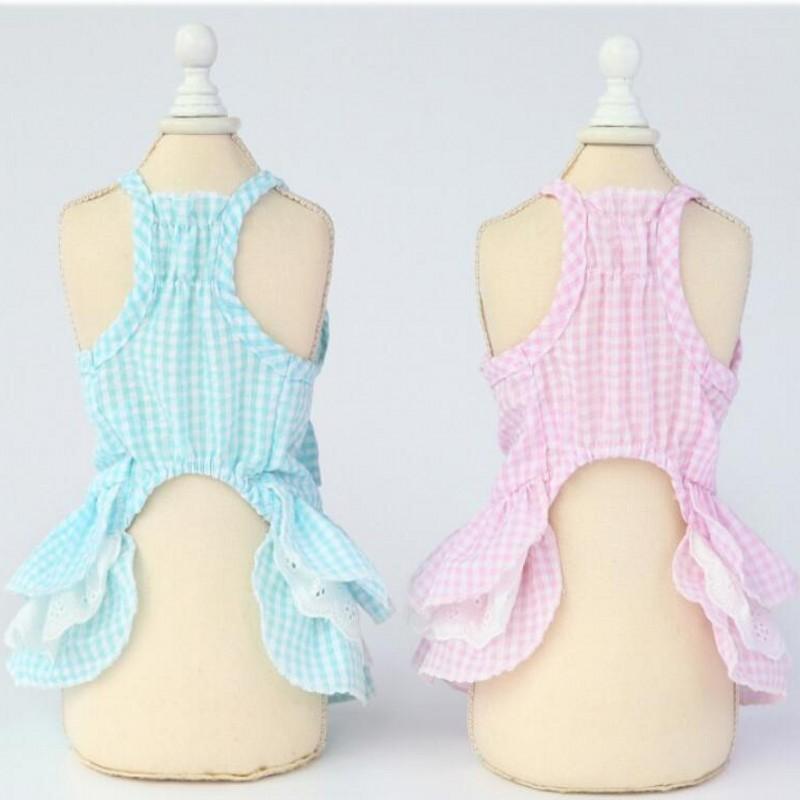 Pet Dog  Jumpsuits for Rabbit Print Dog Sling Dress Summer Winter Pet Outfits Puppy Skirt Dog Clothes