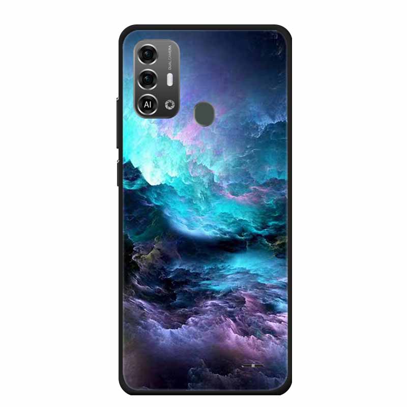 For ZTE Blade A53 Pro / A53Plus Case Lovely Soft TPU Painted Cat Silicone Cover for ZTE Blade A53 Plus Funda Coque A53Pro Shell