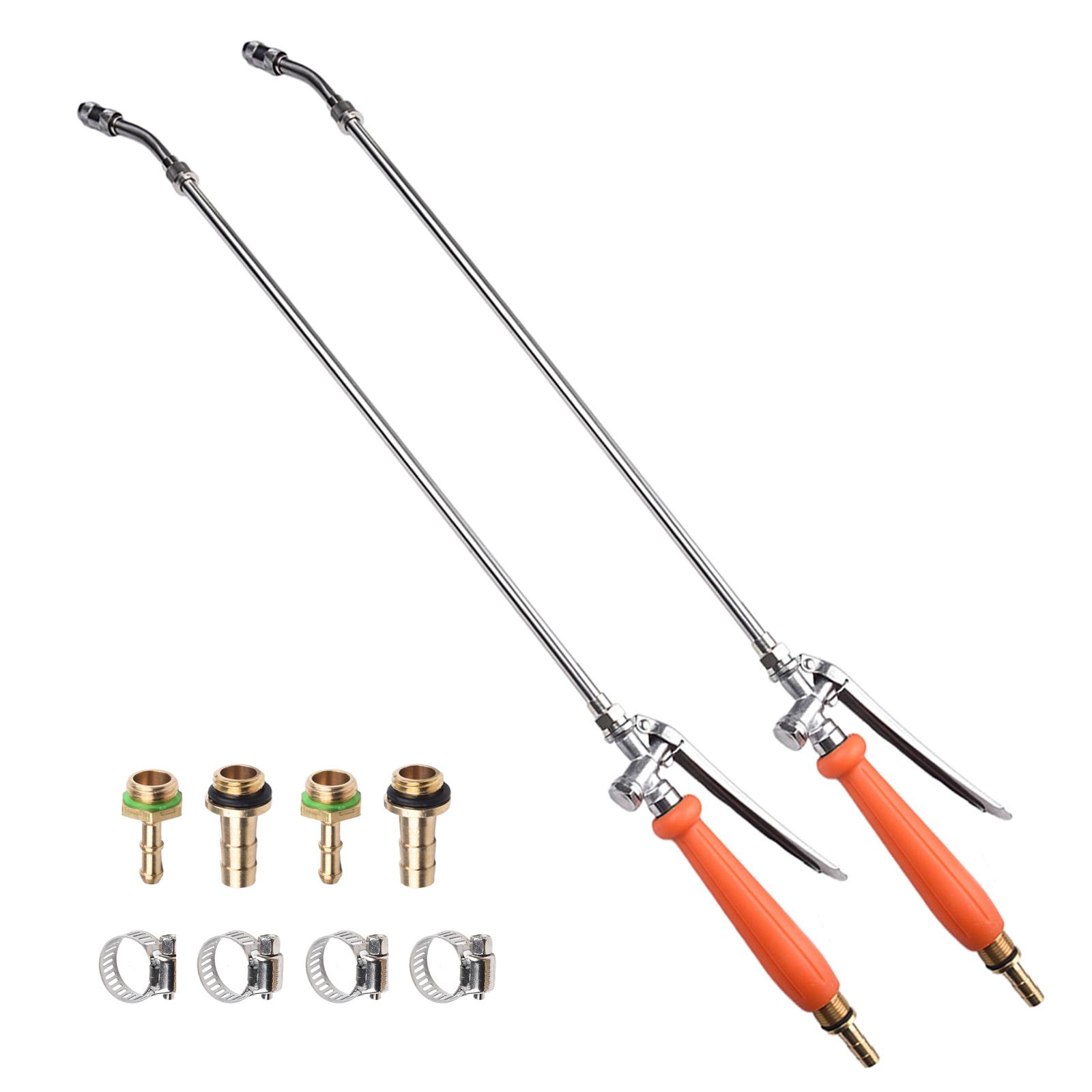 

29 Inch Stainless Steel Sprayer Wand Corrosion resistant Mist/Straight Spray 2 Brass Barbs for Hose Connection 1set