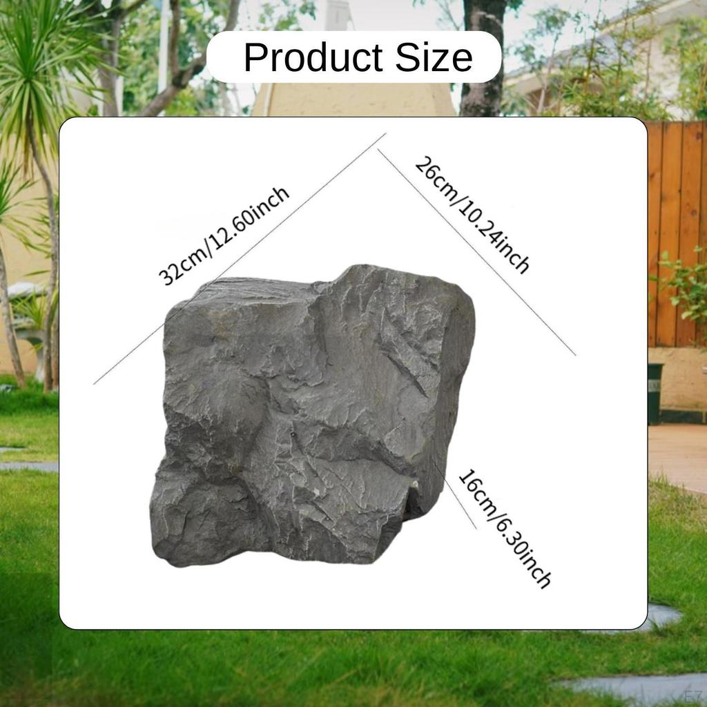 Artificial Decoration: Decorative, Lightweight And Portable; Realistic Rocks for Outdoor , Gardens