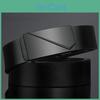 Minimalist Pu Leather Automatic Buckle Belt For Business Casual Wear