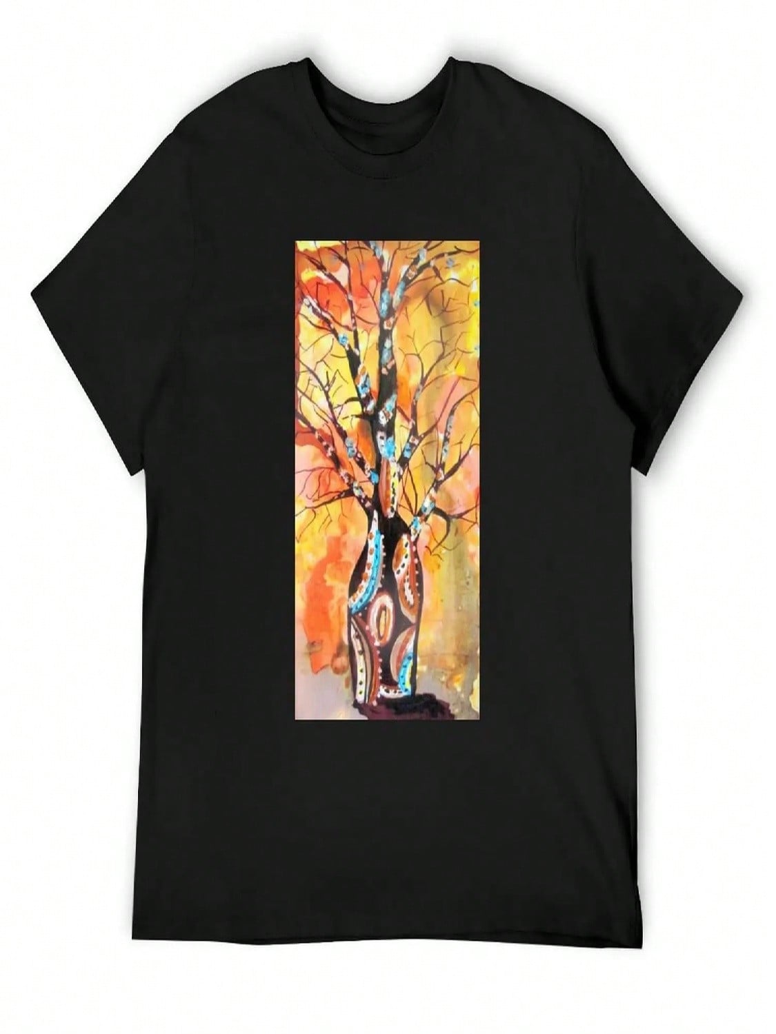 Boab Tree T-Shirt Vintage Custom T Shirt Baggy Shirts Customs unisex Graphic T Shirts S разноцветный