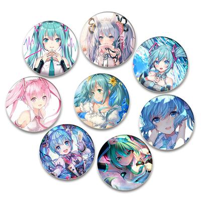 32/44/58mm Anime Project SEKAI Broche Hatsune Miku Pins Mode Sieraden Accessoires Cartoon Cosplay Badge voor Kleding Rugzak Decoratie