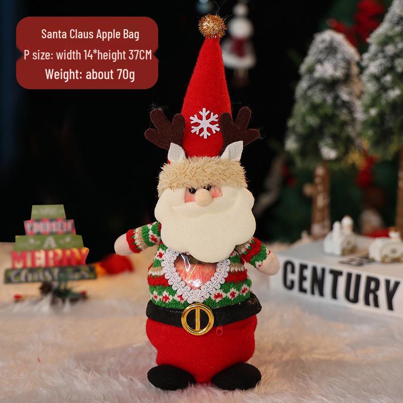 Christmas Eve Apple Candy Gift Tote & Packaging Bag