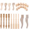 4/10/12pcs Cabinets Tea Table Legs Sofa Legs 1:12 DIY Doll House Mini Furniture Parts Handmade Accessories