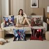Classic D-Devil M-May C-Cry Action Game Pillow Covers Cartoon Sofa Decorative Home Double-sided Printing Short Plush Cute