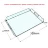 Creative Acrylic Storage Tray Transparent Simple Afternoon Tea Cake Organizer Coffee Shop Desktop Dessert Trays Home Decoration