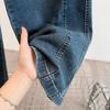 High Waist Slimming Drawstring Straight-Leg Plus Size Jeans for Women - Early Spring Collection