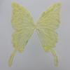 Large Water-Soluble Lace Embroidery Butterfly Pair, Back Flower, Applique Lace Diy Butterfly Cloth Sticker Collar Flower Accessories