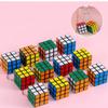 Siawadeky Mini Cube 3D Puzzle Keychain Set of 50, Smooth Rotation, Cute, Colorful, Compact, Perfect for Prizes, Bag Decorations, Festivals, Events,