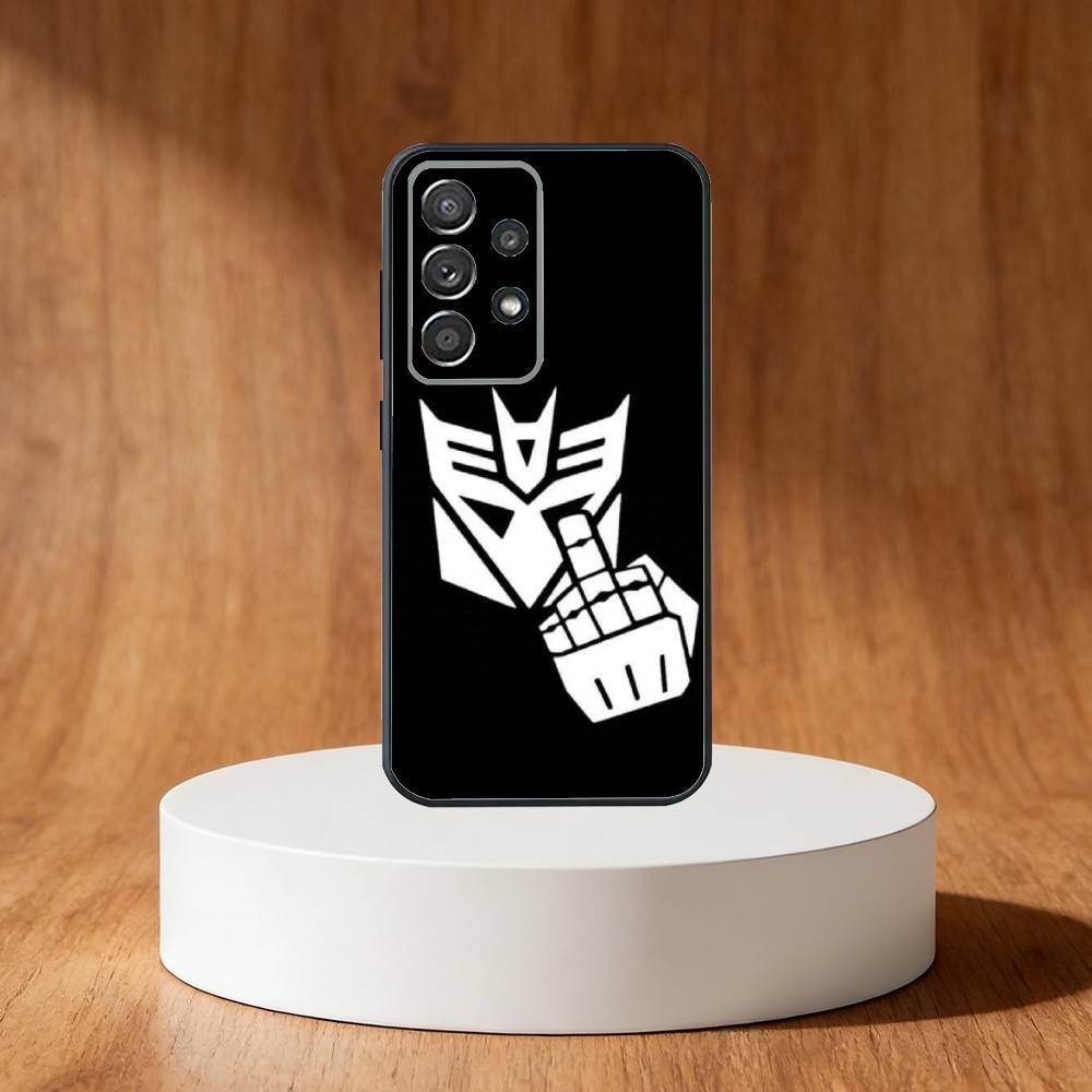 Funny LOGO T-Transformers-S  Phone Case For Samsung S25,S24,S21,S22,S23,S30,Ultra,S20,Plus,Fe,Note,10,9,5G Black Cover