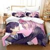 3D Kawaii Girls Shikimori's Not Just a Cutie Printed Bed Set Duvet Cover Pillowcase Bedding Set Bed Linen Sheet Quilt Cover Full