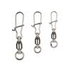 Strength Rolling Swivel Link Ball Bearing Fishing Swivels Interlock Snap Fishing Line Connector