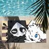 Changed Puro Game furry Shark cat Towel Quick Drying Beach Towels Are Suitable For Swimming Pools Camping Yoga And The Gym