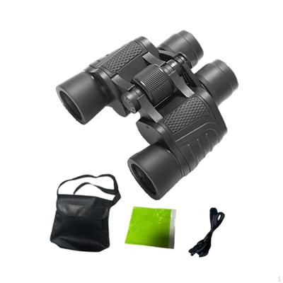 8x Mini Binoculars Compact with Carry Bag Multifunction Supplies Clear View Telescope for Travel