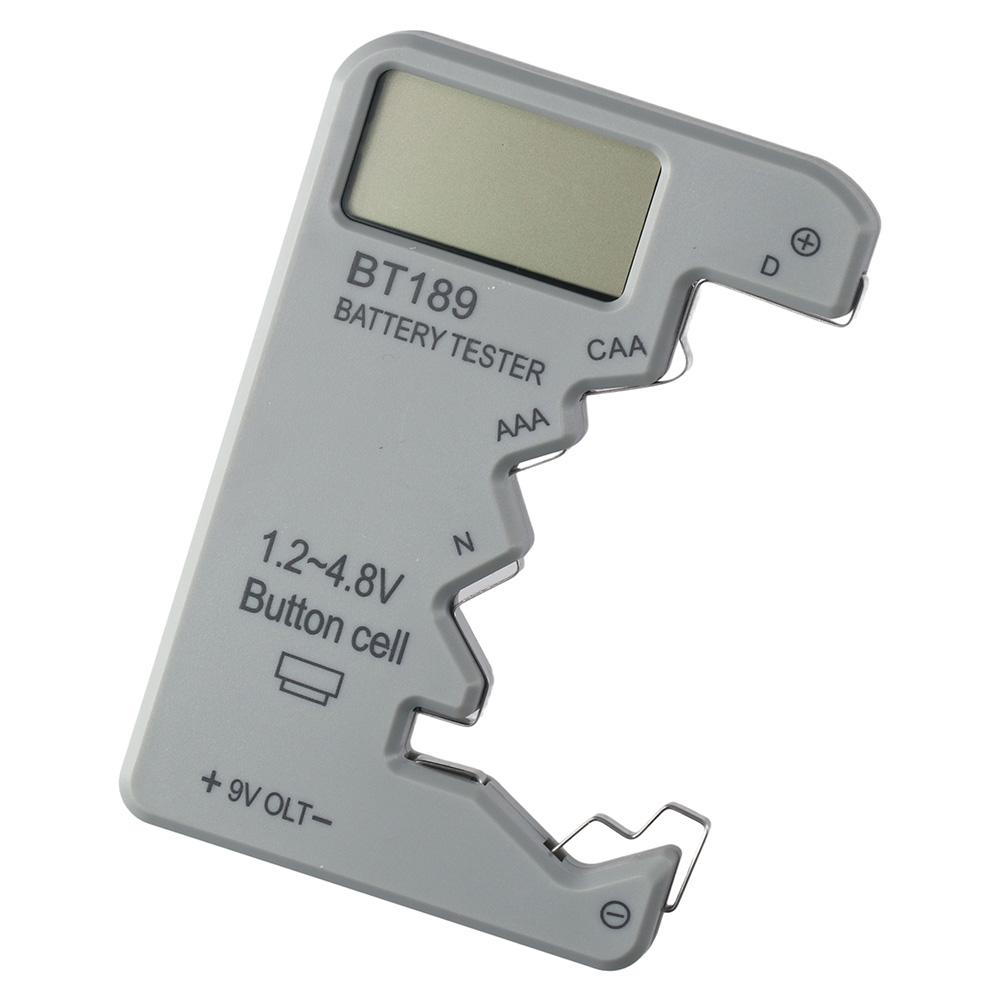 

3-цветный детектор уровня заряда батареи, пластиковый цифровой дисплей AAA, N, D, 9 В, 1,2-4,8 В