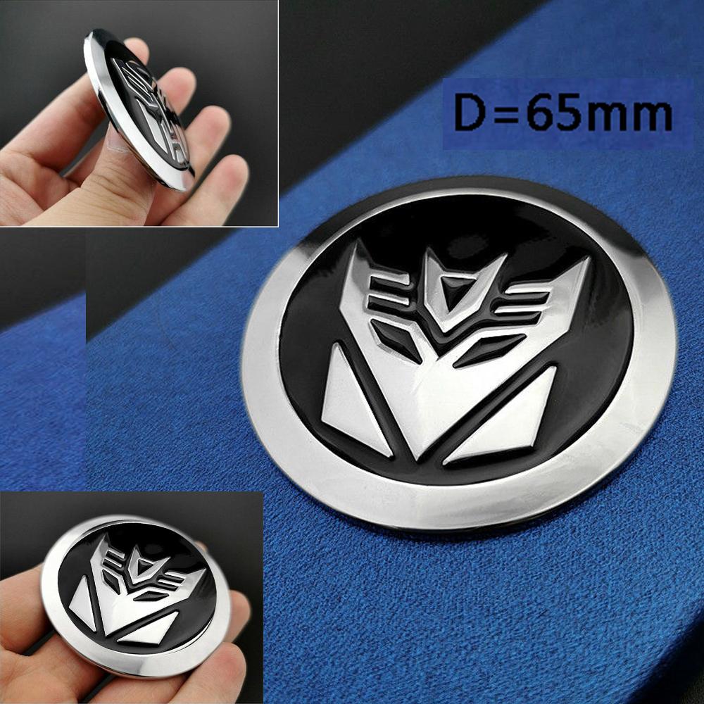 Autobots Badge Decepticons Logo Aluminum Alloy Stickers Transformation Toys Emblem Decal Phone Decoration Mobile Accessories 3D Kid Friendly