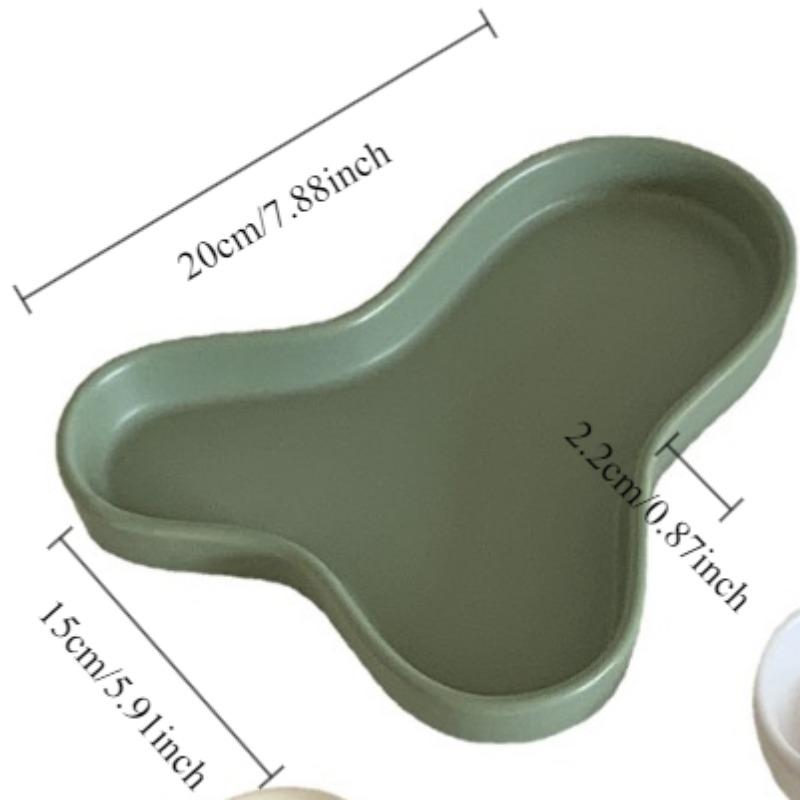 Nordic Irregular Ceramic Tray Kitchen Items Cake Stand Coffee Table Tray Dessert Aromatherapy Jewelry Storage Trays Decorative