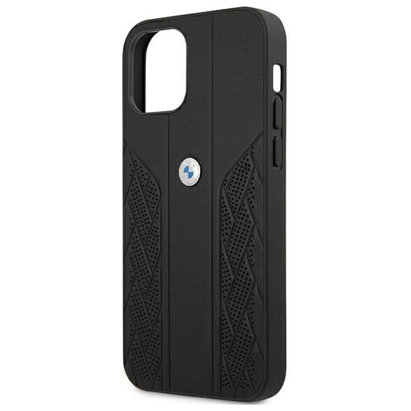 Etui Bmw Bmhcp12Srsppk Iphone 12 Mini 5,4 Czarny/Black Hardcase Leather Curve Perforate