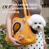 Soft Pet Tote Carrier Bag, Bear Design Carrying Pouch with Head Portable Dog Hole, Travel Single Shoulder Bag for Small Cats Dogs