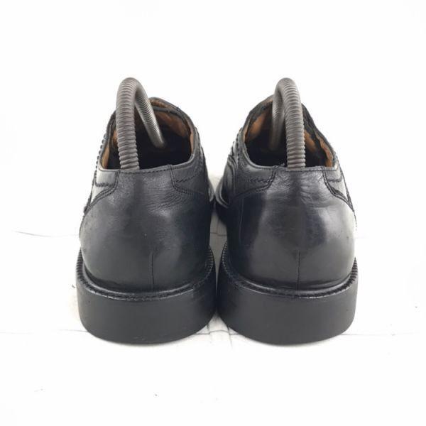 Royal Class Skórzane Buty Wizytowe Swirl Moc 26.5 Czarne Blucher Biznesowe(UŻYWANY)