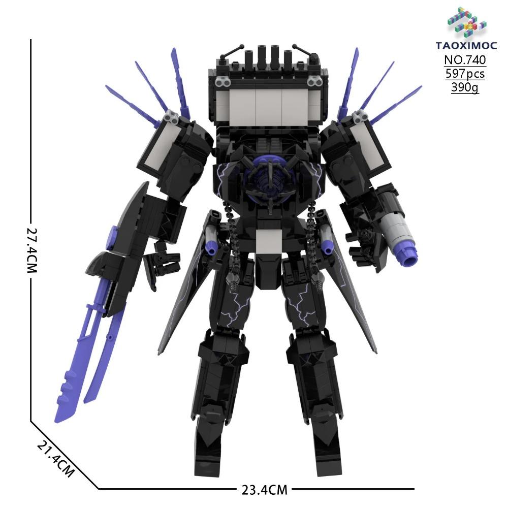 Toaletă Skibidi Bloc de construcție Joc de groază Speakerman Boss Camara Titan TV Man Model de păpușă din desene animate Copii Cadou de aniversare de Halloween