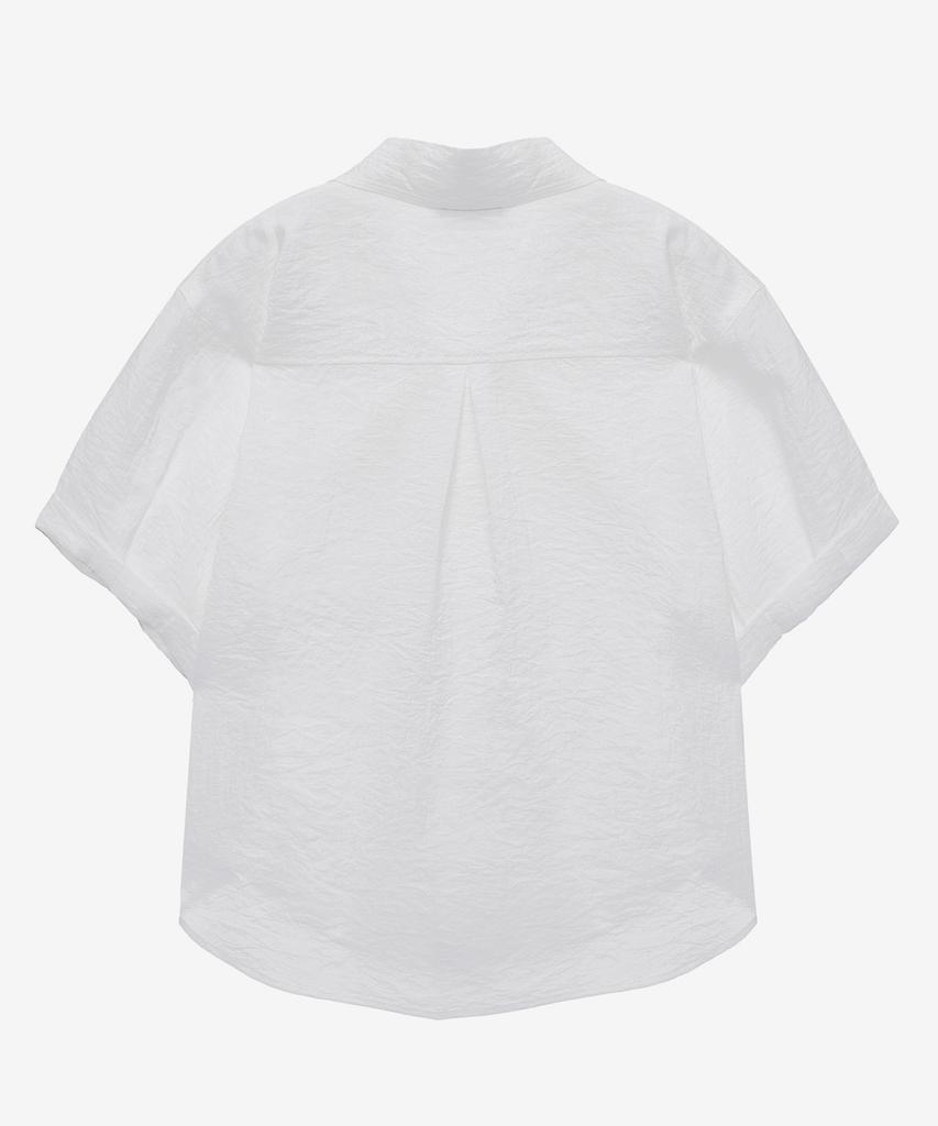 MIND BRIDGE WOMEN [W] Out Pocket Open Collar Short Sleeve Shirt - 3 Colors