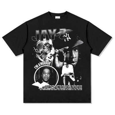 JayZ Im A Mirror Graphic TShirt Unisex Oversized Heavyweight Cotton Classic HipHop Lyric Fashion Relaxed Fit Apparel