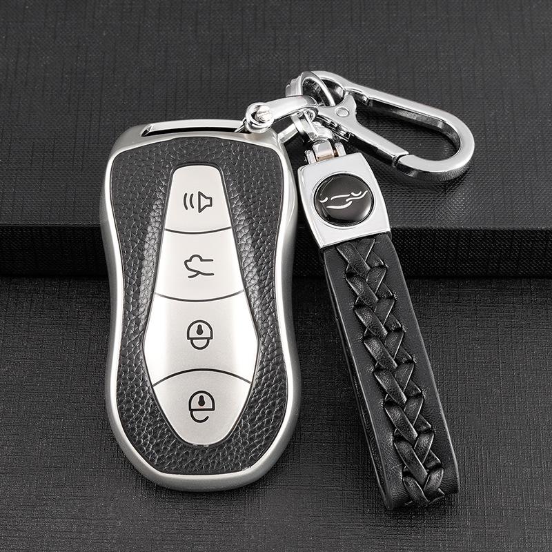 Stylish Protective Key Cover for Geely Boyue Pro & Xingyue S - All-Inclusive for Men & Women.