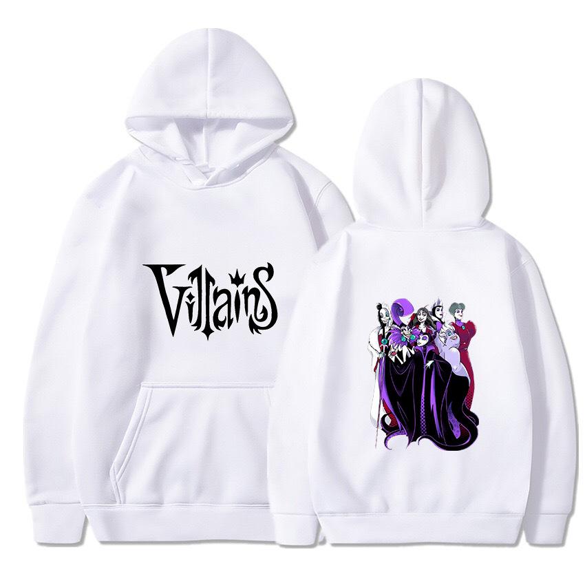 Villains Hoodie Sweatshirts Men Women Fashion Casual  Autumn Winter Fleece Streetwear Tops