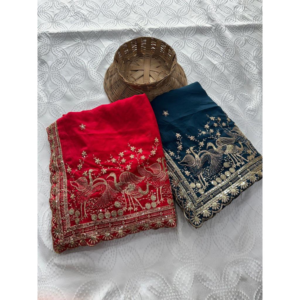PREMIUM WEDDING WEAR RANGOLI SILK SAREE