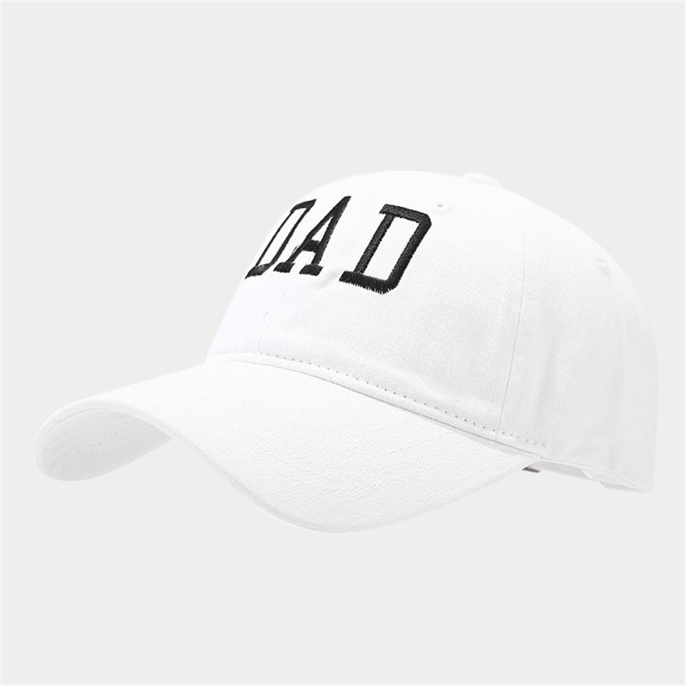 Stickerei Baseballkappe DAD MOM Mode Damen Herren Weiches Oberteil Snapback Sonnenhut Sport Sonnenschutzhut Verstellbar Outdoor Freizeitkappen